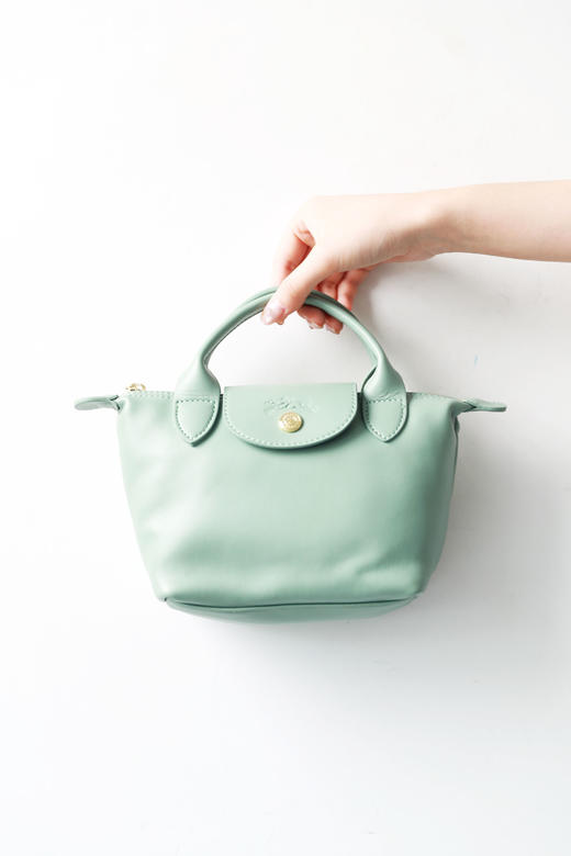 月牙包+饺子包，串珠仙女包包。头层牛皮法式腋下单肩包女C062388 商品图8