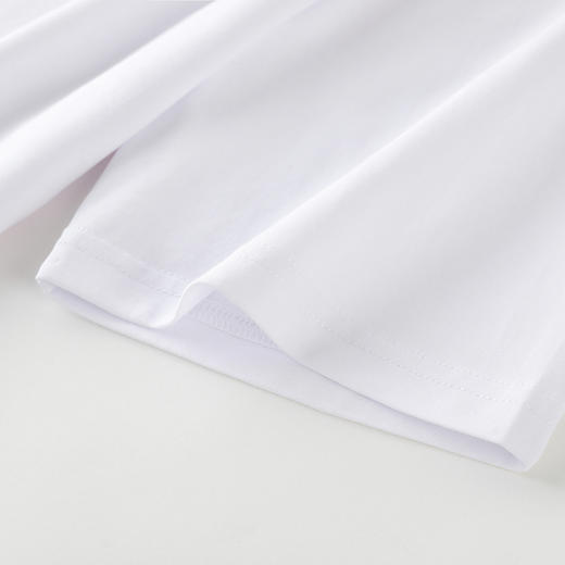 GXG男装【爬爬熊猫】25夏季百搭舒适植绒纯棉圆领休闲男式短袖T恤K&C 商品图5