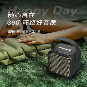 SayreLances塞尔兰斯迷你户外桌面l无线蓝牙音箱i7立体声 Hifi人声巡航性能小钢炮