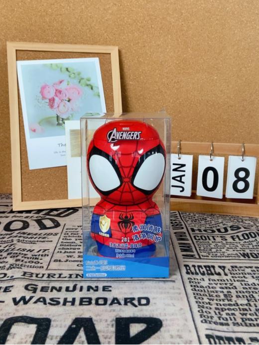 （常规款）【迪士尼漫威洗发沐浴露二合一】登陆中国！与海外版同源工艺，正版迪士尼标识，开团任选2瓶 💰49.9 🉑选限量版透明手办款2瓶💰59.9 漫威/公主系列经典复刻，洗护用完秒变桌面摆件 商品图7