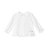 笛莎Deesha 童装女童衬衫2025秋新款女童木耳边蝴蝶结装饰娃娃领衬衫 商品缩略图4