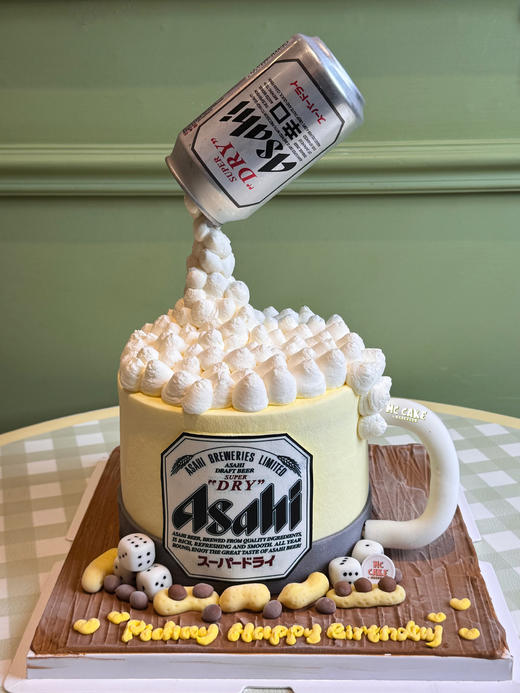 朝日啤酒装饰蛋糕 商品图1
