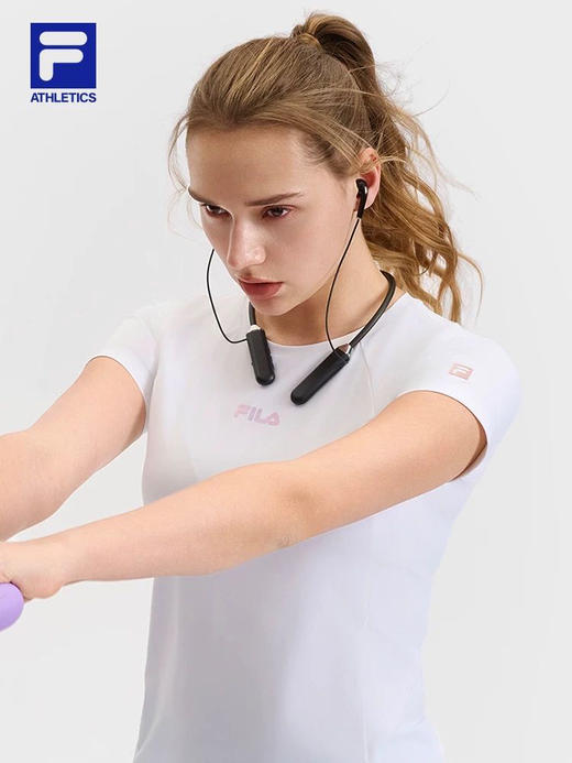 【6月30日 下午16:00 秒杀】返场 斐乐 女生 锦氨速干三色短袖T恤 商品图4