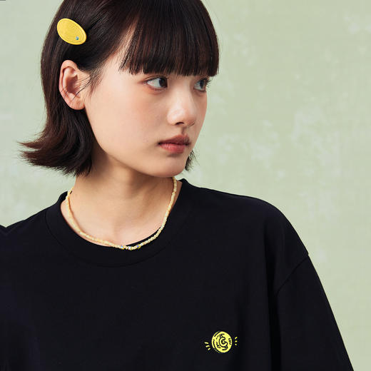 NPC潮牌CC系列纯棉钱袋刺绣立体发泡印花短袖情侣夏CC42TE01 商品图1