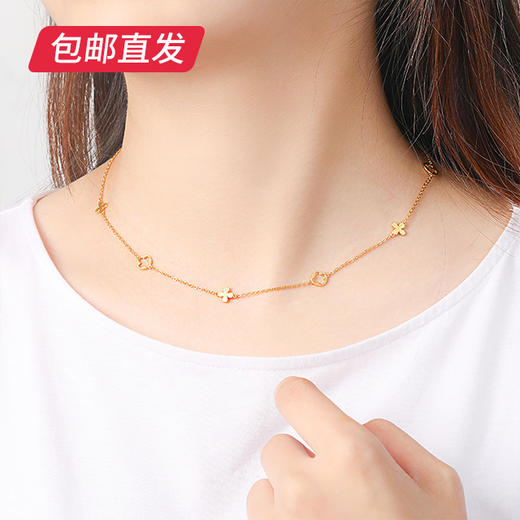 百利金-四叶草项链 5.53g【包邮直发】 商品图4