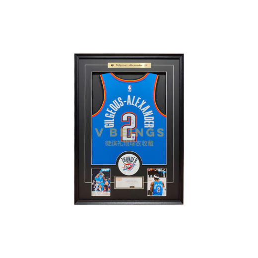 收藏系列 亚历山大  雷霆队蓝色2号 亲笔签名球衣 商品图0