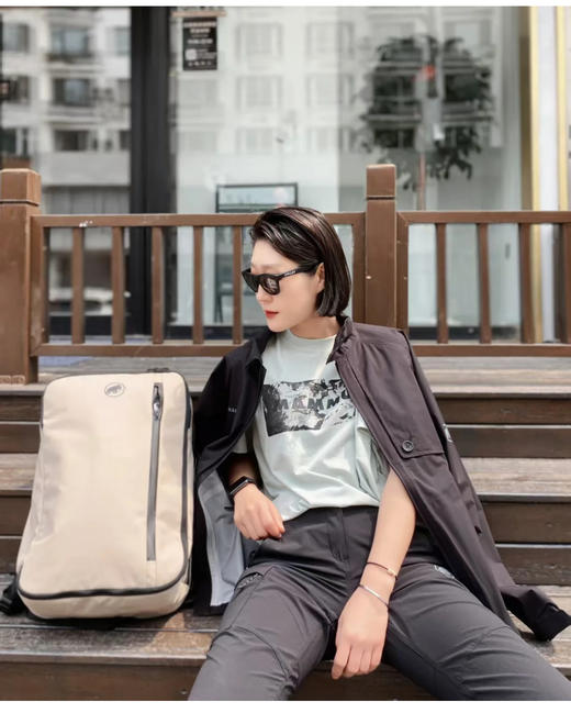 M@MMUT 長毛像  冰川LOGO 短袖T恤 TX556 商品图3