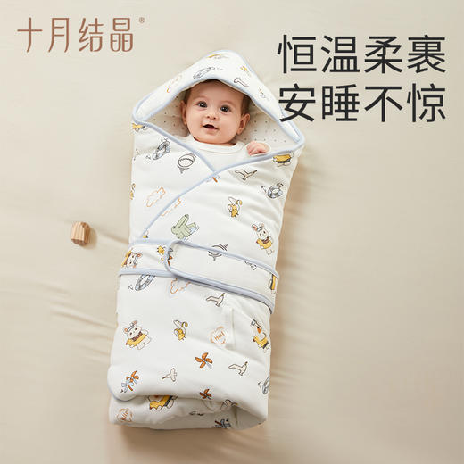 婴儿抱被包被夏宝宝纯棉襁褓巾初生婴儿包裹 商品图0