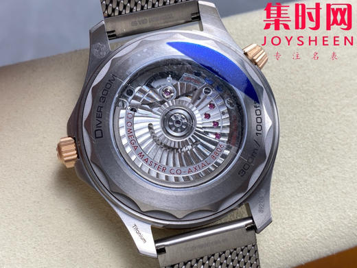 2025新品 欧米茄VS海马300米系列 青铜金钛网带海马007 男士腕表 商品图6