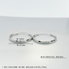 【限时8.8折】【线上铂金馆】PT950 【国际铂金协会】铂金光面菱纹大耳圈（内径约35-37mm）(BES00119-1)预售产品下单后不退款不退货不换货不补差价) 商品缩略图2