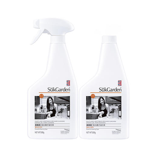 SukGarden蔬果园阳光橘子油污净(1+1促销装)500g*2瓶 商品图4