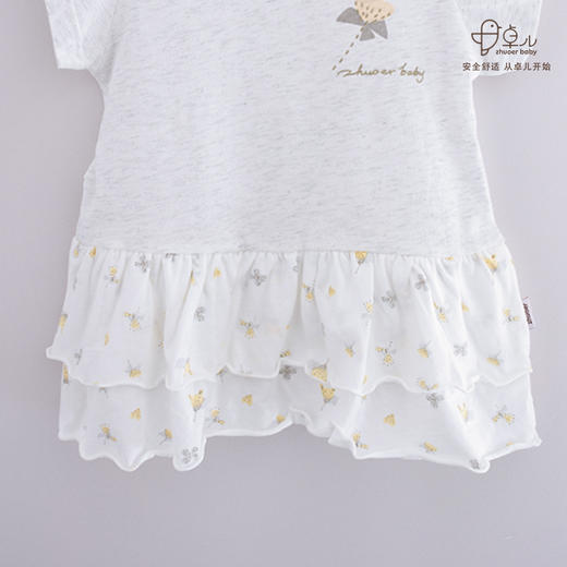 【裙子两件套】卓儿轻薄婴儿女童夏季连衣裙女宝宝短袖裙子 商品图7