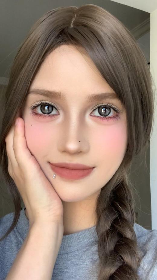 【中直径半年抛】HANCON-云端漫步 棕-大直径美瞳-14.2mm【半年抛 0-800度 无525/575】 商品图4