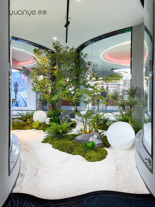 仿真花艺造景/假花造景/酒店别墅庭院室内外景观设计/店铺仿真绿植造景（具体价格可咨询商家） 商品图11