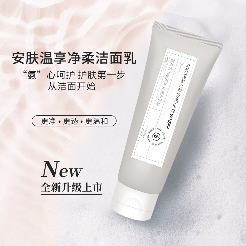 梵秀伊安肤温享净柔洁面乳100g