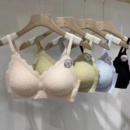 买1送1 无痕美背蕾丝文胸内衣女小胸聚拢防下垂亲肤舒适薄款无钢圈文胸罩 商品图2