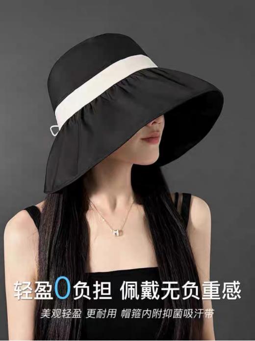 🌊海边度假搭档【日式环绕防晒渔夫帽 】防晒+颜值双王牌❗一压即折塞进包侧🎒松紧不勒头🔥日光下自动开启「小脸滤镜」💻 某宝同款💰118❌咱团只需💰29.9到手 商品图1