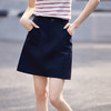 【专属特价】熙世界天丝棉半身裙女夏2025新款复古工装口袋小个子a字包臀短裙 商品缩略图2