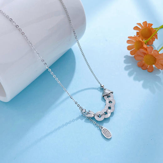 【限时8.8折】【线上铂金馆】PT950 #碎碎冰 #招财纳福 【国际铂金协会】铂金镂空锦鲤碎碎冰方孔金币仿五帝币调节套链(BTL00300)预售产品下单后不退款不退货不换货不补差价) 商品图1