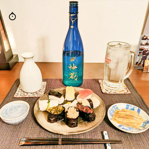 企鹅市集|京都县松井酒造 神藏 琉璃清酒 15度无过滤生原酒 超清新花果香 商品图2