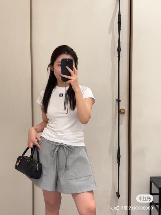 623-3 独家圆正 lew棉质小飞袖修身tee 我穿L 商品图4