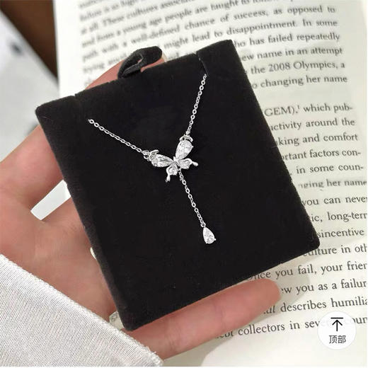 流苏蝴蝶结锁骨项链纪念日百货162297775 商品图4
