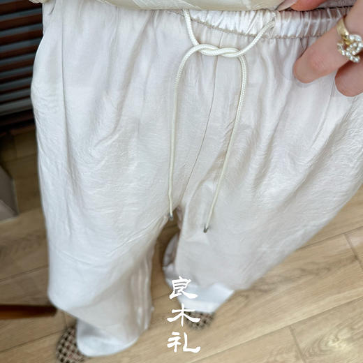 【预售7天】良木礼醋酸休闲裤（T53） 商品图3