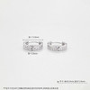 【限时8.8折】【线上铂金馆】PT950 【国际铂金协会】铂金镂空双排仿钻耳饰耳圈(ACPTES00017)预售产品下单后不退款不退货不换货不补差价) 商品缩略图3