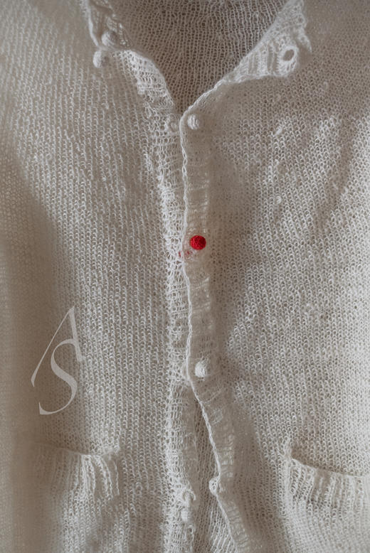 Daniela Gregis  米白色手织亚麻针织开衫 商品图5