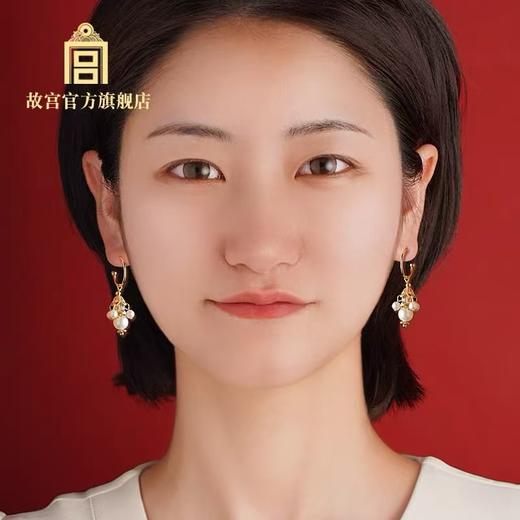 故宫 珠光璀璨珍珠耳环 商品图1