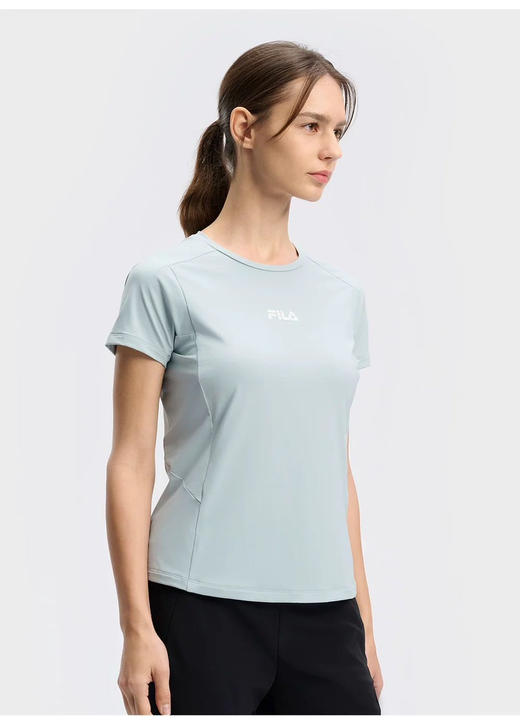 【6月30日 下午16:00 秒杀】返场 斐乐 女生 锦氨速干三色短袖T恤 商品图9