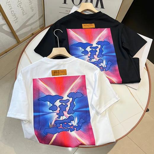 马户春夏季男士新款圆领短袖T恤 商品图1