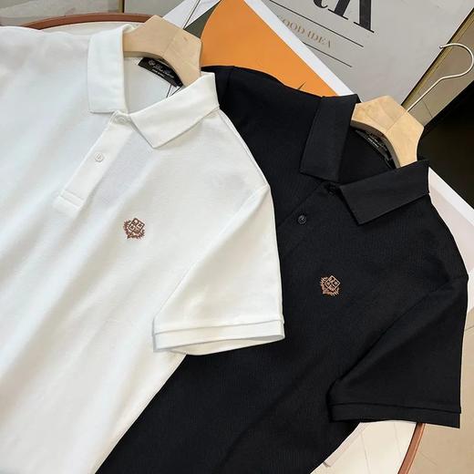Loro Piana 冰丝速干无痕面料浮雕刺绣polo衫 商品图1