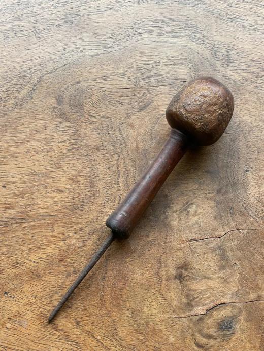 硬木球柄老铁茶针与茶席棕毛刷一组，顺丰包邮 商品图5