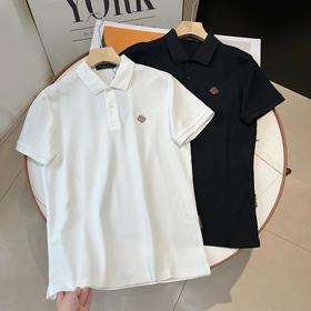 Loro Piana 冰丝速干无痕面料浮雕刺绣polo衫