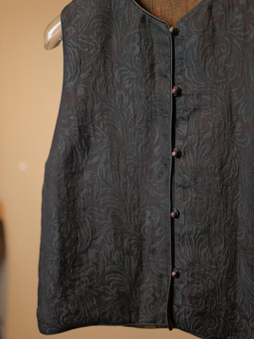 漫物记圆领双面马甲w244 商品图1