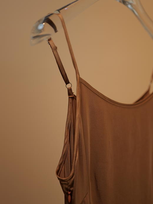 漫物记打底真丝长吊带橙红XYS-W127 商品图2