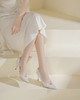 Westory2025年秋季尖头高跟婚鞋宴会鞋浅口单鞋W25CE75671 商品缩略图3