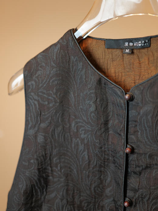 漫物记圆领双面马甲w244 商品图3