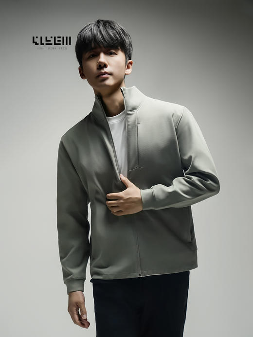 4158m轻户外轻行政  玄隐新国风立领休闲夹克 商品图9