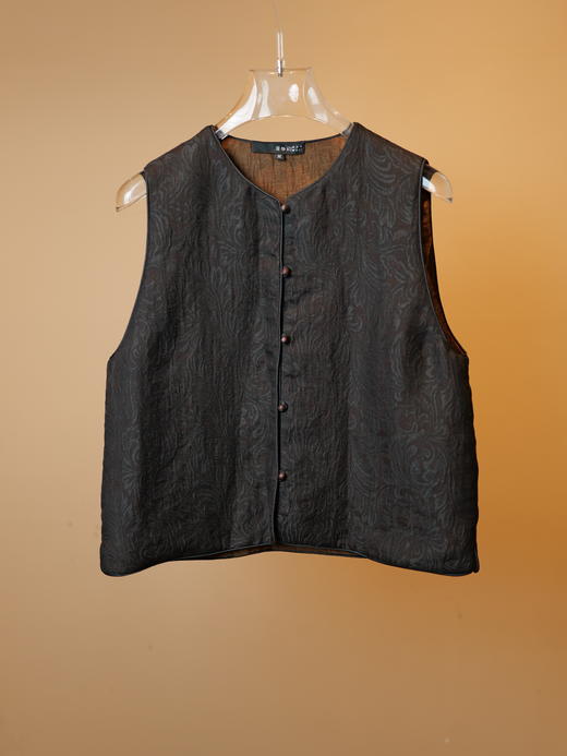 漫物记圆领双面马甲w244 商品图0