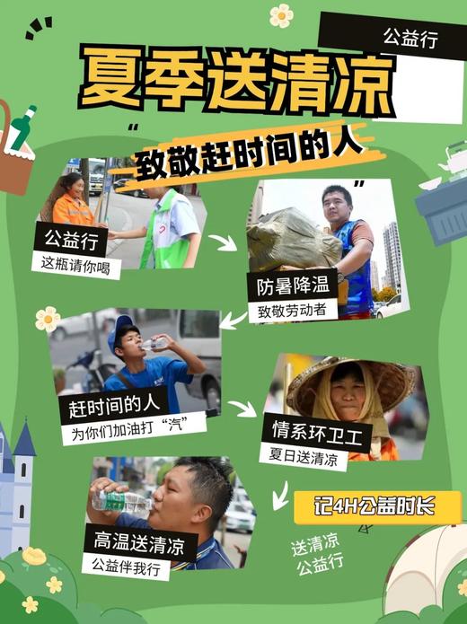 【6H公益时长】悠悠夏日长 高温送清凉！致敬赶时间的人！ 商品图0