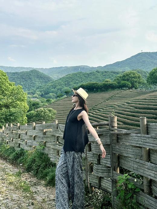 亲测实拍⚠️太好穿了❗️又凉快又舒服❗️【慵懒腰果花棉麻裤】清冷氛围感轻松拿捏住❗️满满的高级感❗️🌾棉麻凉感黑科技💨37℃天自循环透气系统 商品图10