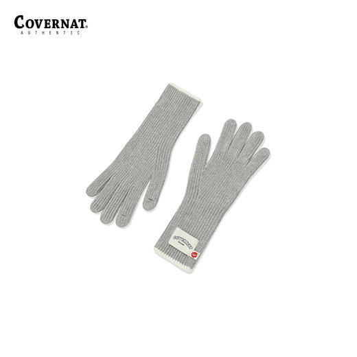 Covernat潮牌冬季新款女毛线保暖手套ins风CO2304TC51 商品图1