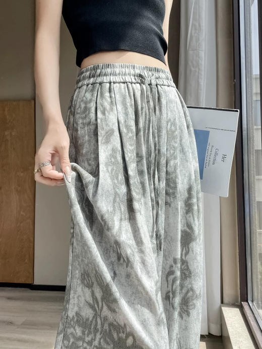 亲测实拍⚠️太好穿了❗️又凉快又舒服❗️【慵懒腰果花棉麻裤】清冷氛围感轻松拿捏住❗️满满的高级感❗️🌾棉麻凉感黑科技💨37℃天自循环透气系统 商品图11