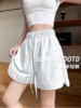 💥日系感拉满的【伊泺杉冰丝开衩山本短裤】😎主打简约实穿😌面料亲肤，有廓形感 🌈喜欢随性自然的女生闭眼入，属于万物皆可搭的帅气单品 商品缩略图0