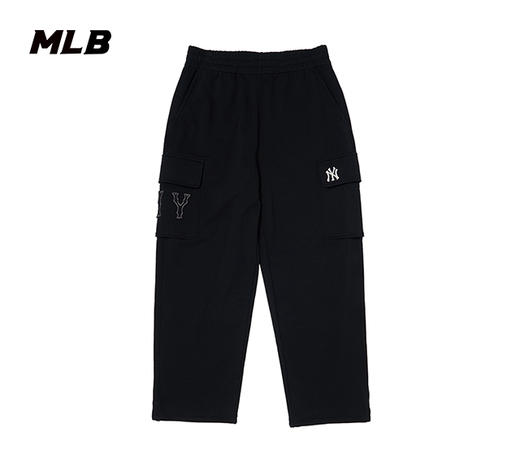 【一口价】MLB男女同款小标简约款多口袋梭织长裤3APTB1444【无货退款介意勿拍】 商品图5