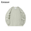Covernat韩国潮牌圆领套头卫衣无性别春字母刺绣纯色宽松上衣CO2201CR40 商品缩略图2