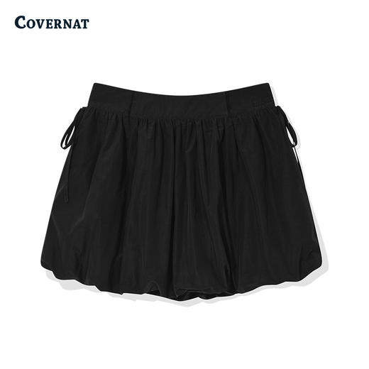 COVERNAT韩国潮牌女性气球抽绳短裙个性设计时尚百搭2025夏季新CO2502SR76 商品图3