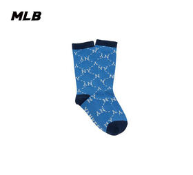 MLB男女同款满印老花时尚袜子3ASOLM22N